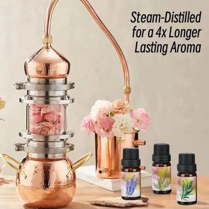 ® Yeni Ürün Uçucu Yağ Saf 3 LÜ Set Karışık Başlangıç Paketi Aroma Terapi