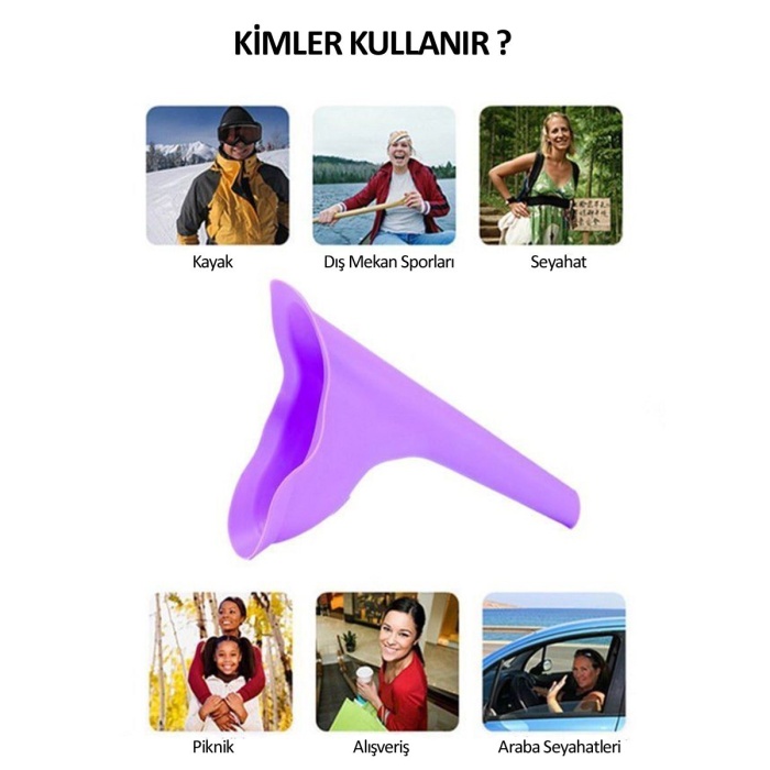 ® Yeni Ürün Piez Kadınların İçin Hijyenik Ayakta İşeme Temiz Tuvalet Aparatı