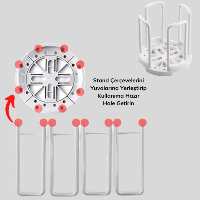 ® Yeni Ürün Tabak Bardak Kase Standı Bulaşık Kurutma Tutucu Mutfak Düzenleyici Organizatör
