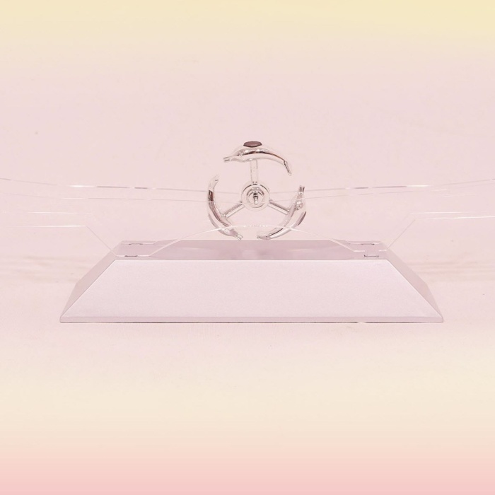 ® Yeni Ürün Dekoratif Masa Üstü Obje Manyetik Kinetik Orbital Dönen Yunuslar