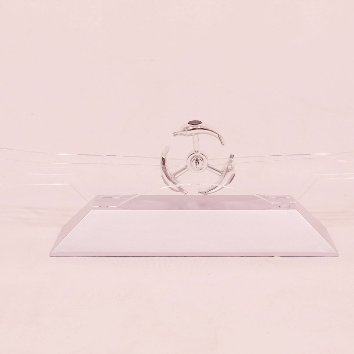 ® Yeni Ürün Dekoratif Masa Üstü Obje Manyetik Kinetik Orbital Dönen Yunuslar