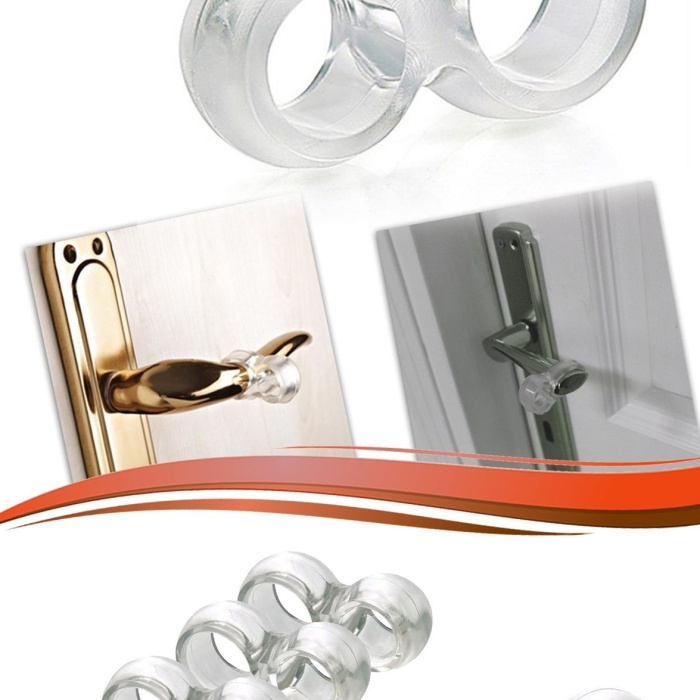 ® Yeni Ürün Silikon Kapı & Pencere Vurma Önleyici Stoper Kapı Tamponu 4 Adet