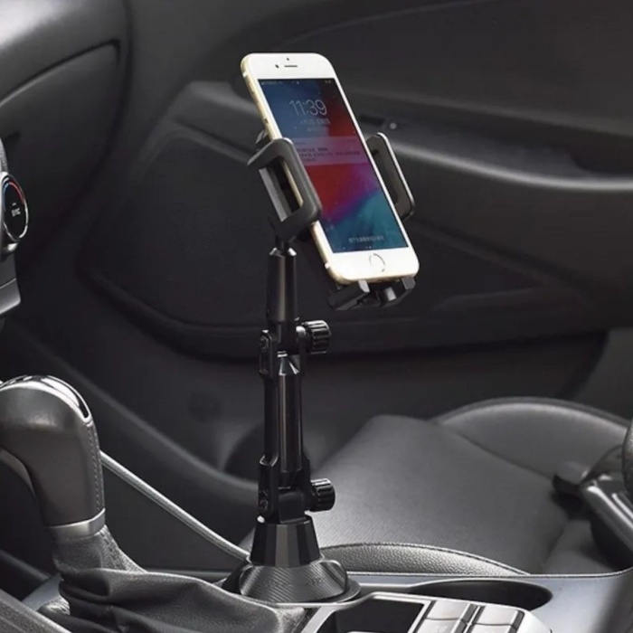 ® Yeni Ürün Teleskopik Araç Bardak Yerine Giren Telefon Tutucu