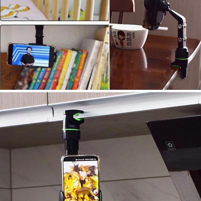 ® Yeni Ürün Dikiz Aynasına Takılabilen Eklemli Telefon Tutucu Aparat