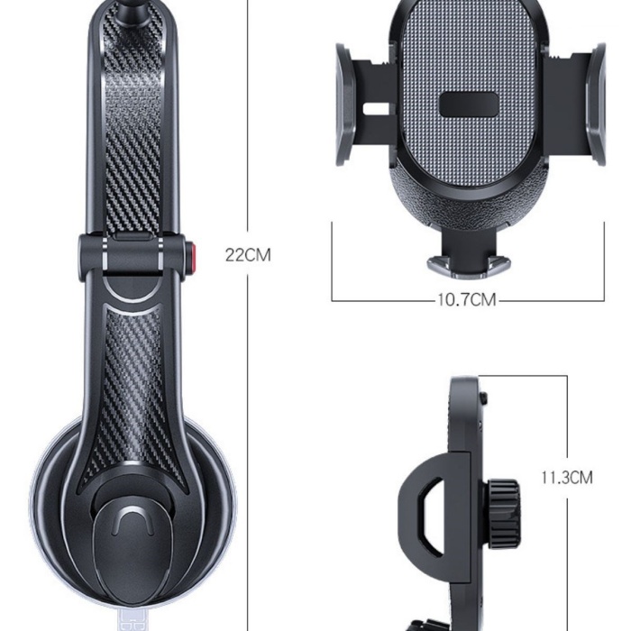 ® Yeni Ürün Güçlü Vantuzlu Araç İçi Konsol Üstü Telefon Tutucu Aparat
