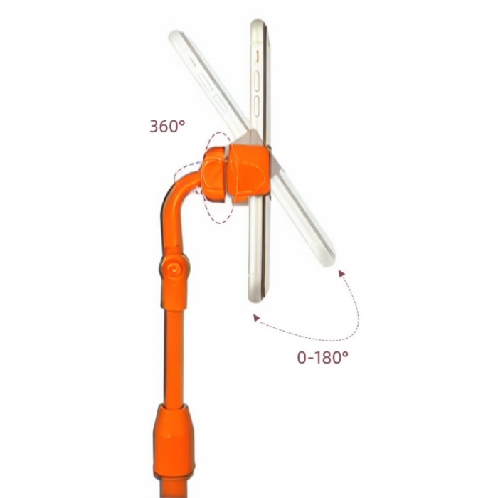 ® Yeni Ürün Masa Üstü Tablet ve Telefon Tutucu Plastik Aparat Turuncu Telefon Standı