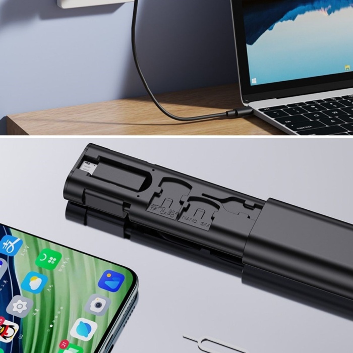 ® Yeni Ürün Cep Tipi 60W Bas Aç Type-C,İphone Şarj,Micro USB Hızlı Şarj Data Kablo Seti