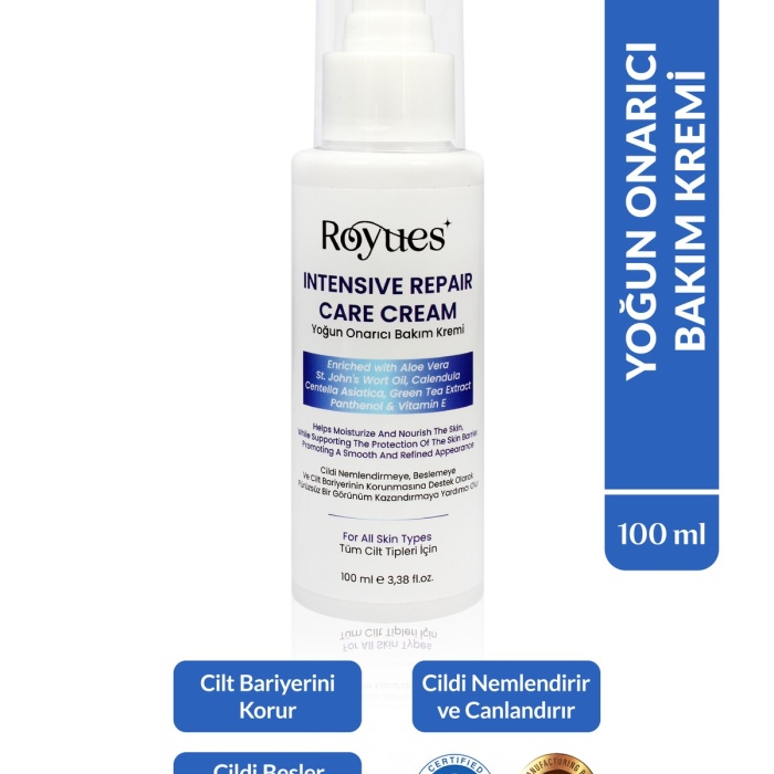 ® Yeni Ürün Yoğun Nemlendirici ve Bariyer Onarıcı Cilt Bakım Kremi Intensive Repair Care 100ml