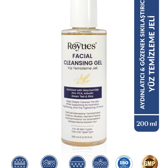 ® Yeni Ürün Yüz Temizleme JeliCanlandırıcı, Nemlendirici ve Arındırıcı EtkiFacial Cleansing Gel 200ml