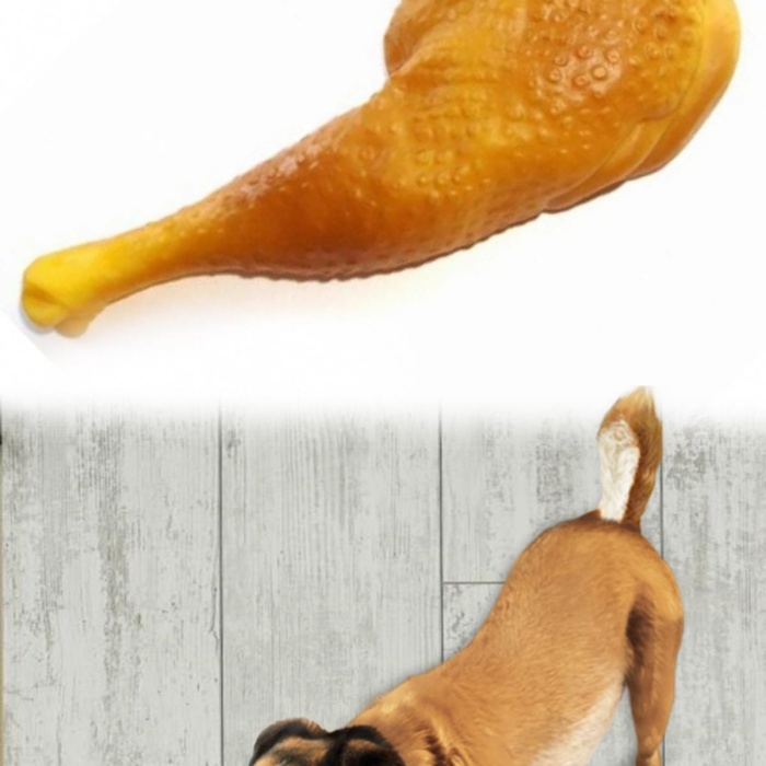 ® Yeni Ürün Köpekler İçin Oyuncak Tavuk Budu