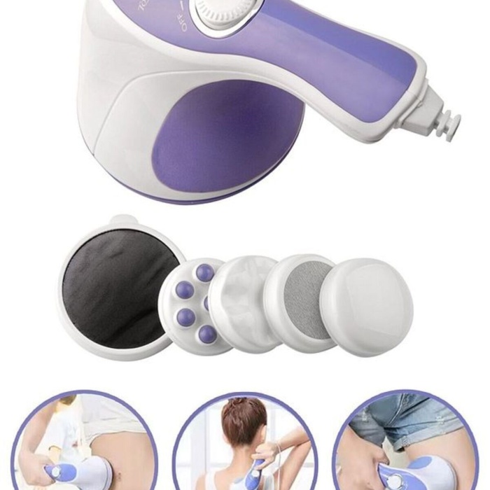 ® Yeni Ürün Super Tone Çok Fonksiyonlu 5 Başlıklı Masaj Aleti