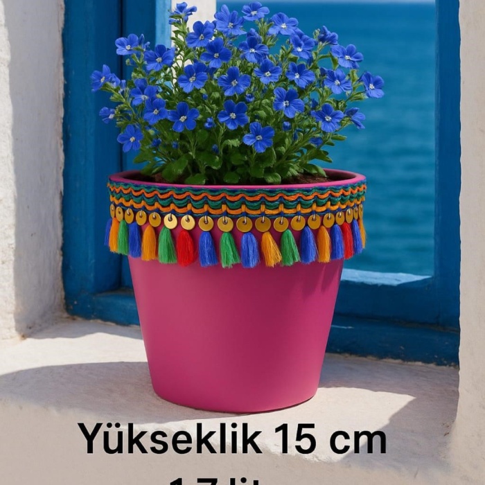 ® Yeni Ürün NF DEKOR saksı 1.7 litre