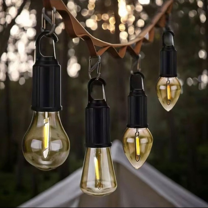 ® Yeni Ürün Taşınabilir Şarjlı Led Ampül Outdoor Kamp Bahçe Lambası