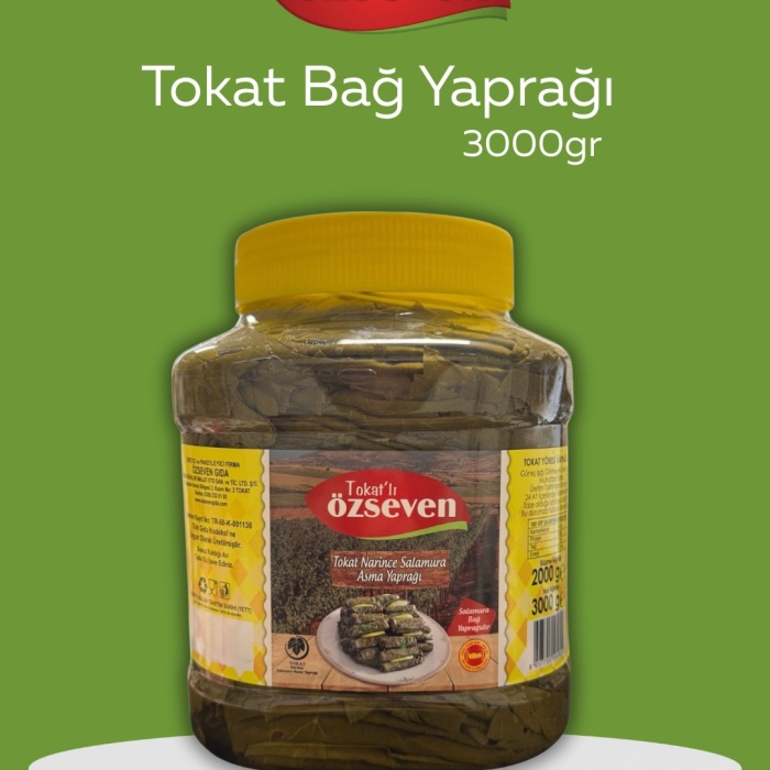 ® Yeni Ürün Tokatlı Özseven Bağ Yaprağı 3kg