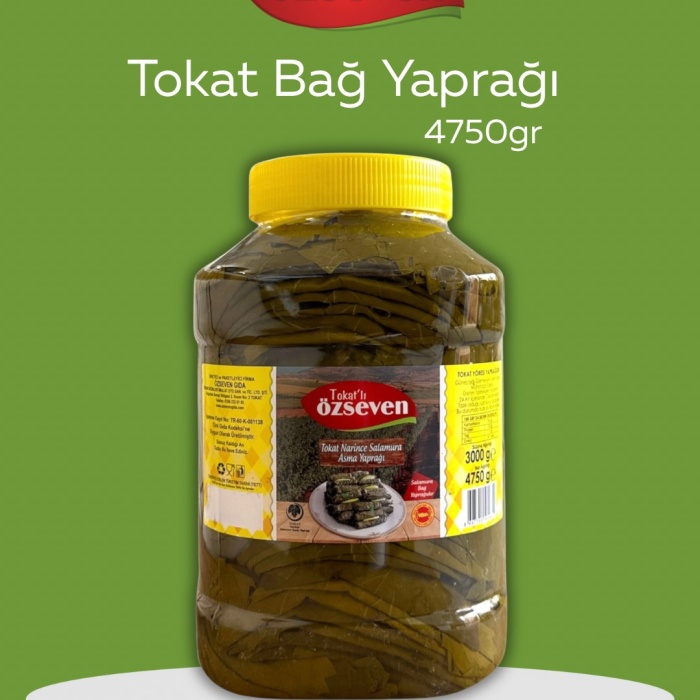 ® Yeni Ürün Tokatlı Özseven Bağ Yaprağı 4750gr