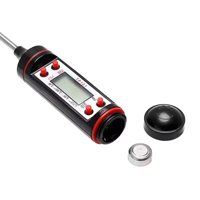 ® Yeni Ürün Dijital Gida TermometresiYogurt Süt Su Mama Et ve Yiyecek Sicaklik Yemek Isi Ölçer Paslanmaz