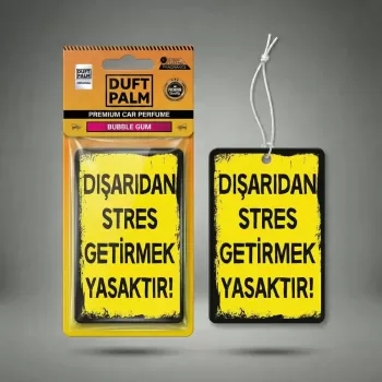 Dışarıdan Stres Getirmek Yasaktır 10 ADET Araç Kokusu