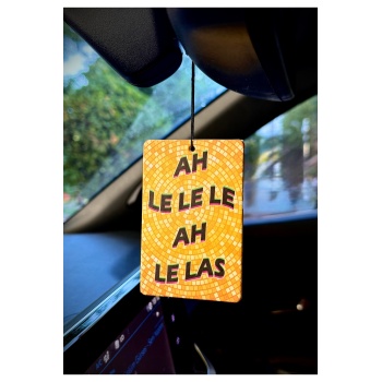 AH LE LE LE AH LE LAS TASARIMLI EĞLENCELİ ARAÇ KOKUSU VE OTO AKSESUARI