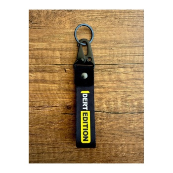 DERT EDITION Tasarımlı Kumaş Otomobil Motorsiklet Anahtarlık