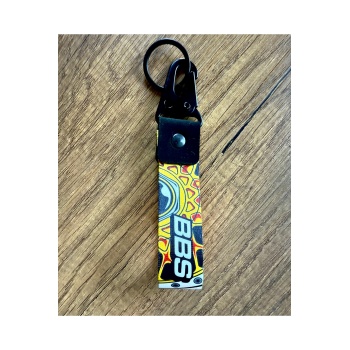 BBS Tasarımlı Kumaş Otomobil Motorsiklet Anahtarlık