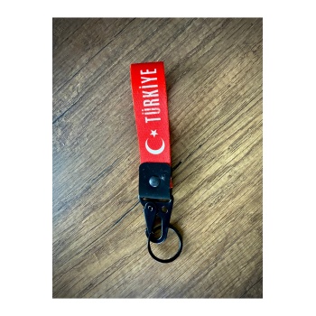 TÜRKİYE Tasarımlı Kumaş Otomobil Motorsiklet Anahtarlık