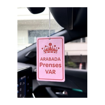 Arabada Prenses Var Tasarımlı Sevimli Araç Kokusu ve Aksesuarı