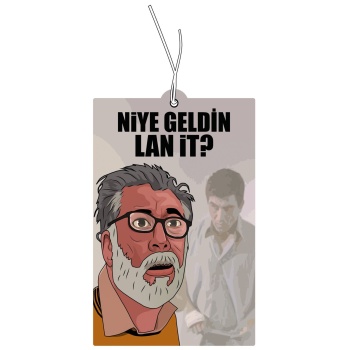 Kurtlar Vadisi Abuzer Kömürcü Tasarımlı Eğlenceli Araç Kokusu ve Dekoratif Oto Aksesuarı