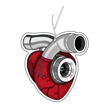 Kalp Turbo Tasarımlı Havalı Araç Kokusu ve Oto Aksesuarı