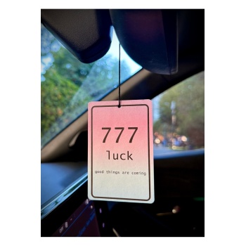 777 Aldım, Kabul Ettim, Luck, Good Things Are Coming Tasarımlı Cool Araç Kokusu Ve Aksesuarı
