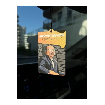 Neşet Ertaş Neredesin Sen Tasarımlı Dekoratif Oto Kokusu Ve Aksesuarı