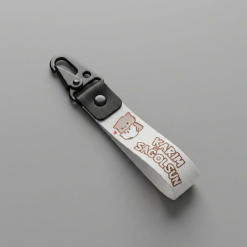 KARIM SAĞOLSUN Tasarımlı Kumaş Otomobil Motorsiklet Anahtarlık