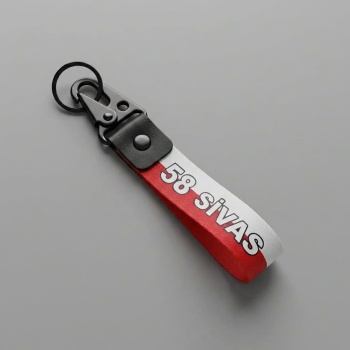 58 Sivas Tasarımlı Kumaş Otomobil Motorsiklet Anahtarlık