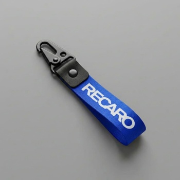 RECARO Tasarımlı Kumaş Otomobil Motorsiklet Anahtarlık