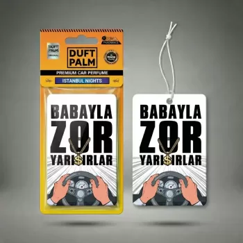 BABAYLA ZOR YARIŞIRLAR 10 ADET ARAÇ KOKUSU