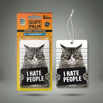 I HATE PEOPLE KEDİ 10 ADET ARAÇ KOKUSU