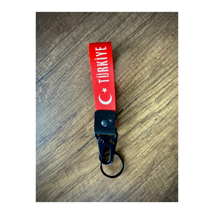 TÜRKİYE Tasarımlı Kumaş Otomobil Motorsiklet Anahtarlık