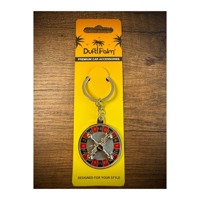 Rulet Çarkı Tasarımlı Şık Anahtarlık ve Aksesuar
