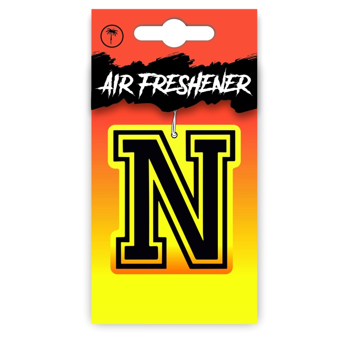 N Harf Tasarımlı Dekoratif Araç Kokusu ve Aksesuarı