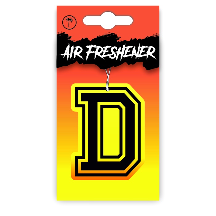 D Harf Tasarımlı Dekoratif Araç Kokusu ve Aksesuarı