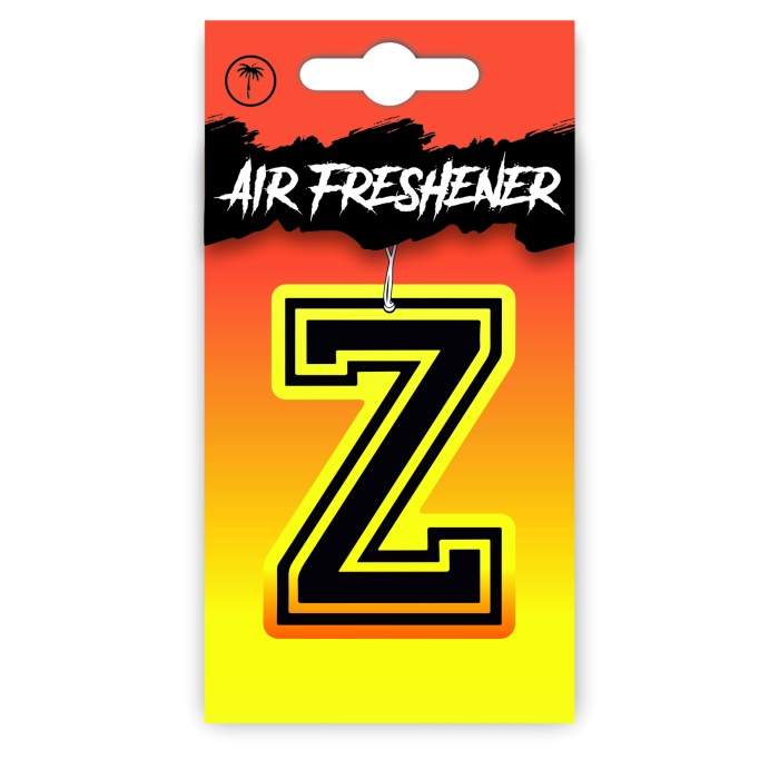 Z Harf Tasarımlı Dekoratif Araç Kokusu ve Aksesuarı