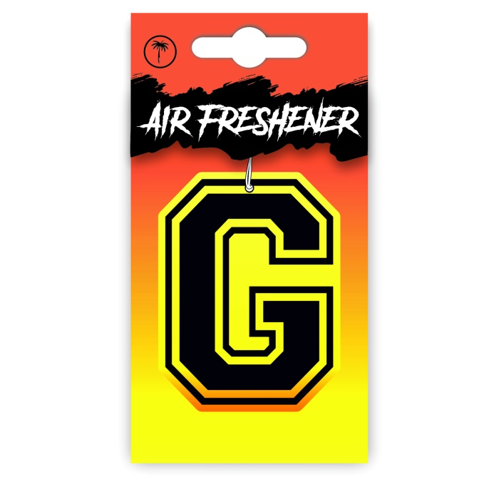 G Harf Tasarımlı Dekoratif Araç Kokusu ve Aksesuarı