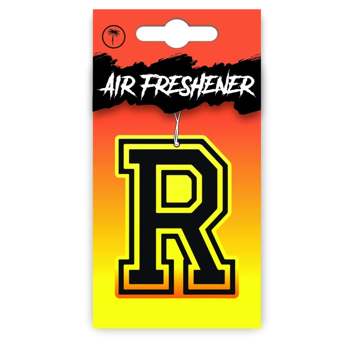 R Harf Tasarımlı Dekoratif Araç Kokusu ve Aksesuarı