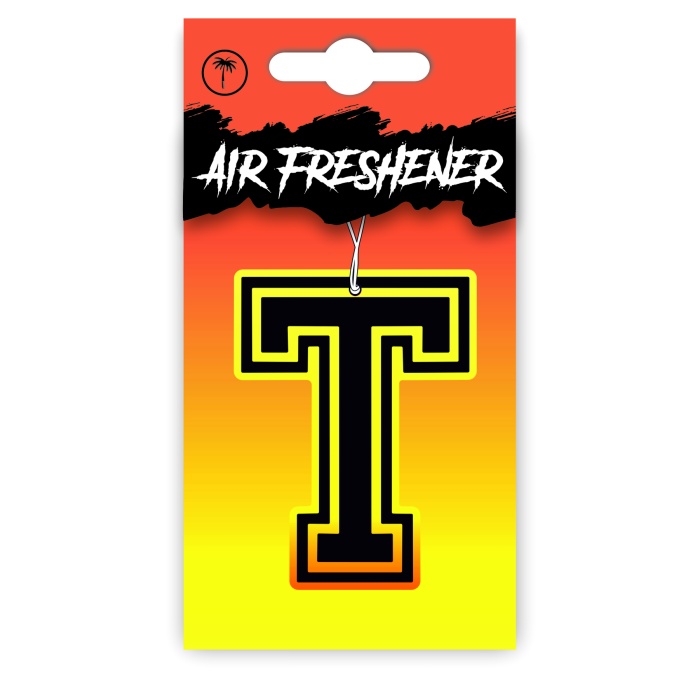 T Harf Tasarımlı Dekoratif Araç Kokusu ve Aksesuarı