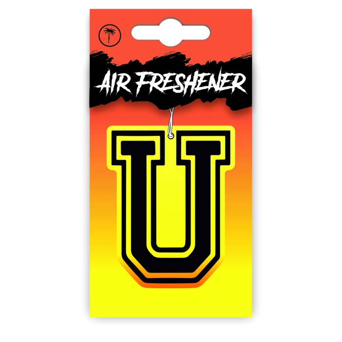 U Harf Tasarımlı Dekoratif Araç Kokusu ve Aksesuarı