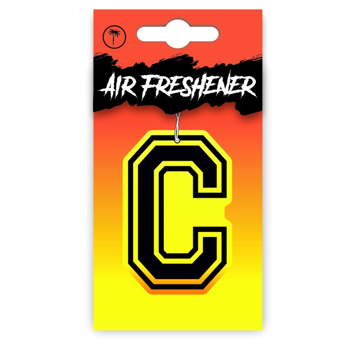 C Harf Tasarımlı Dekoratif Araç Kokusu ve Aksesuarı