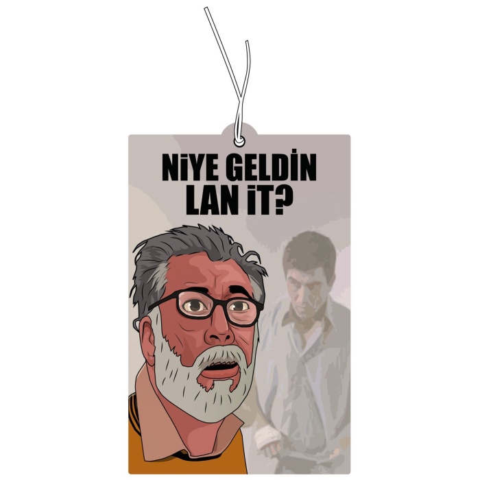 Kurtlar Vadisi Abuzer Kömürcü Tasarımlı Eğlenceli Araç Kokusu ve Dekoratif Oto Aksesuarı