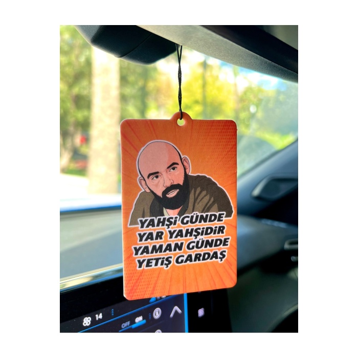 Ilkkan Gibi Dizisi Yahşi Günde Yar Yahşidir Tasarımlı Komik Araç Kokusu (YENİLENEN TASARIM)