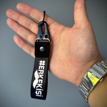 Erkek İşi Tasarımlı Kumaş Otomobil Motorsiklet Anahtarlık