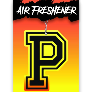 P Harf Tasarımlı Dekoratif Araç Kokusu ve Aksesuarı