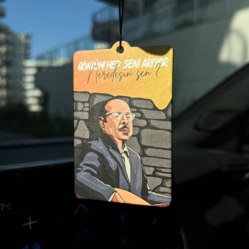 Neşet Ertaş Neredesin Sen Tasarımlı Dekoratif Oto Kokusu Ve Aksesuarı